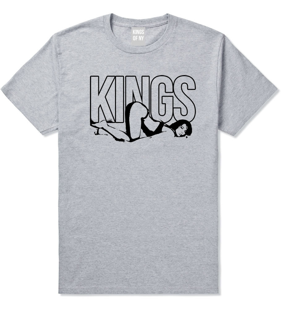 Kings Girl Streetwear Boys Kids T-Shirt in Grey by Kings Of NY