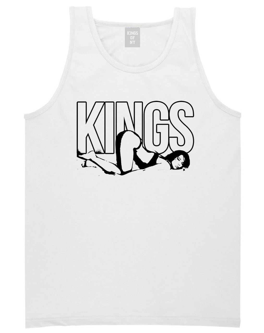 Kings Girl Streetwear Tank Top in White by Kings Of NY
