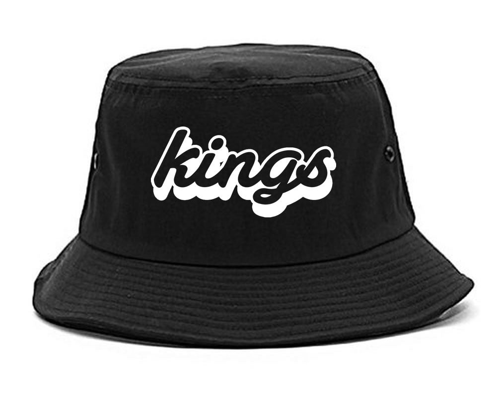 Kings Blue Gradient Logo Bucket Hat By Kings Of NY