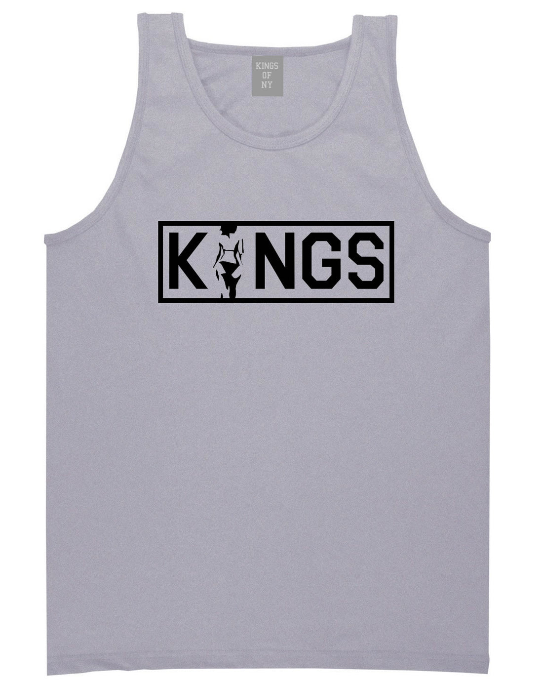 KINGS Twerk Girls Tank Top in Grey