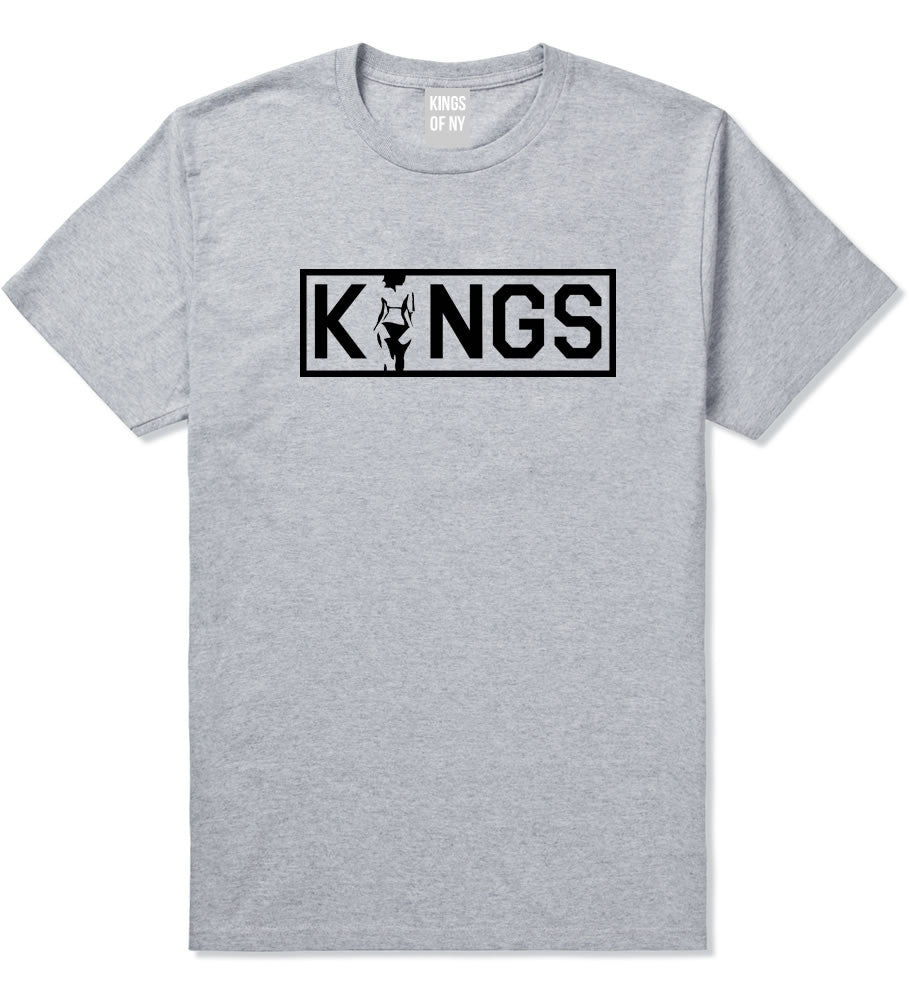 KINGS Twerk Girls T-Shirt in Grey