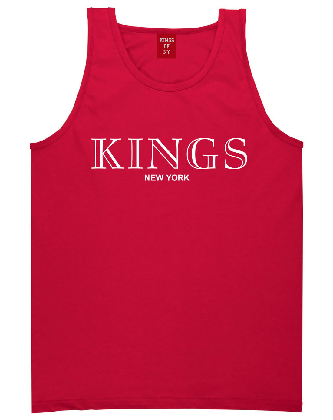 KINGS New York Fashion Tank Top in Red