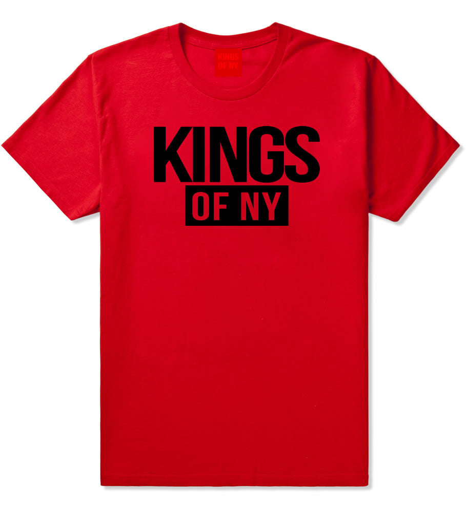 Kings Of NY Logo W15 T-Shirt in Red By Kings Of NY