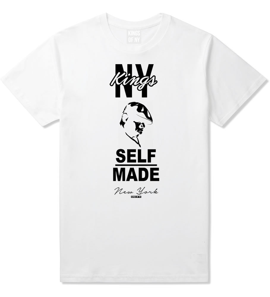 NY Kings Self Made Biggie T-Shirt in White By Kings Of NY