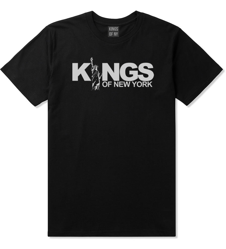 KINGS Lady Liberty Logo Boys Kids T-Shirt in Black by Kings Of NY