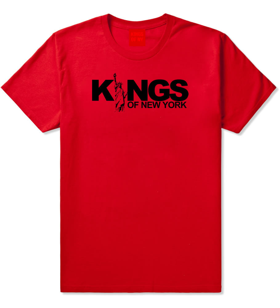 KINGS Lady Liberty Logo T-Shirt in Red by Kings Of NY