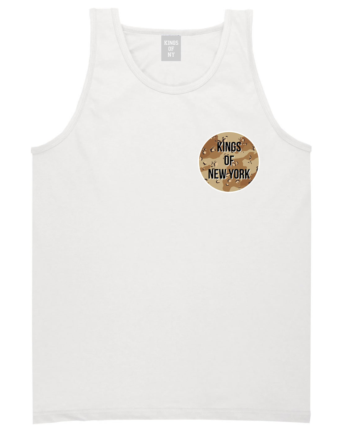 ARMY Desert Camo Tank Top in White