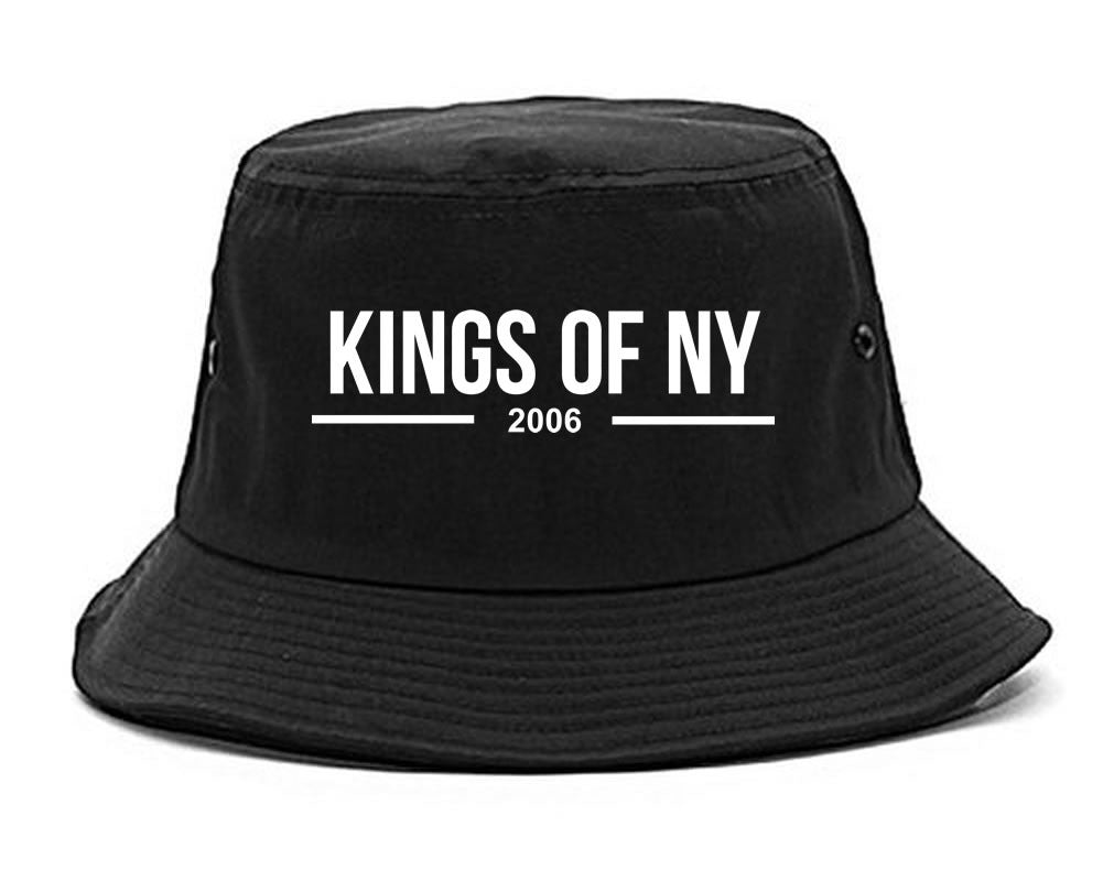 Kings Of NY 2006 Logo Lines Bucket Hat By Kings Of NY