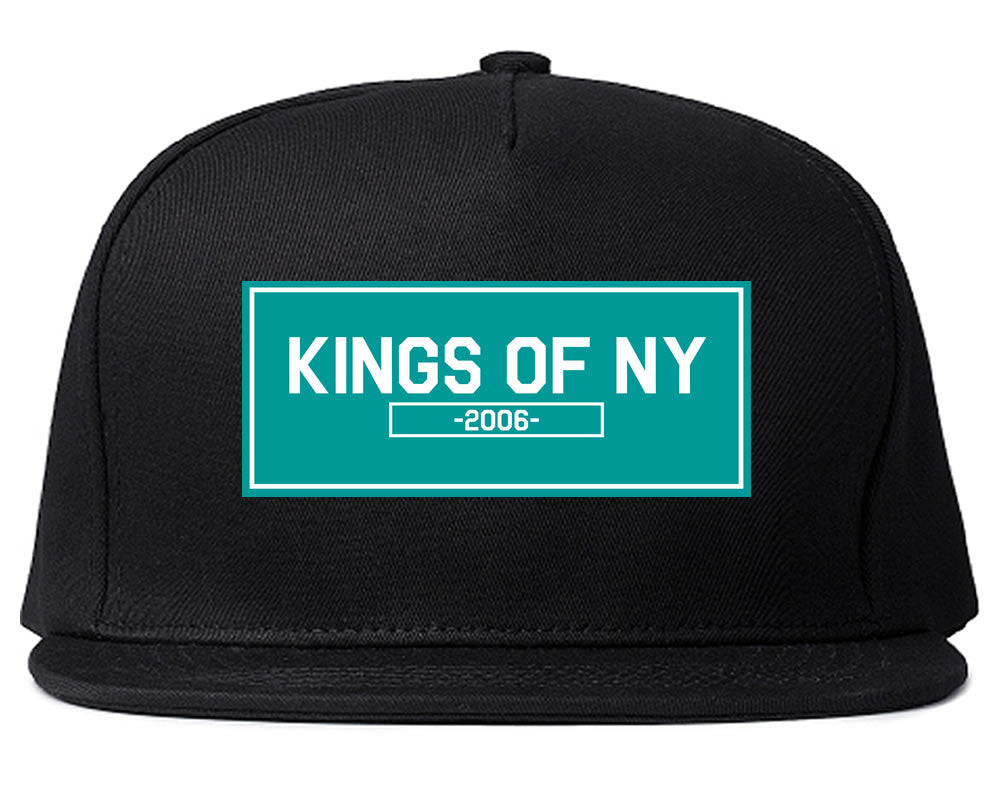 FALL15 Blue Logo Snapback Hat in Black by Kings Of NY