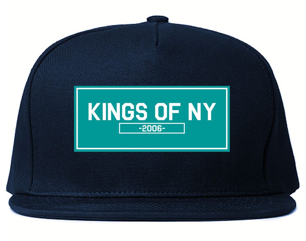 FALL15 Blue Logo Snapback Hat in Blue by Kings Of NY