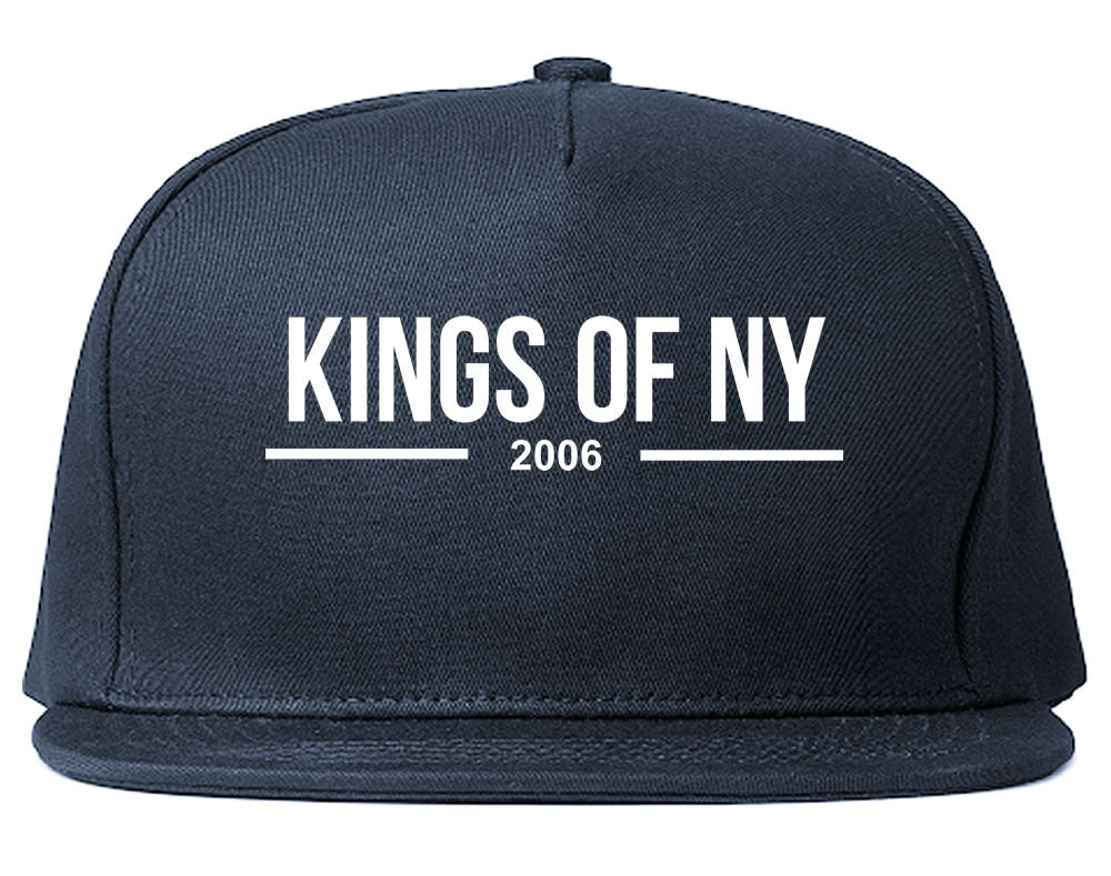 Kings Of NY 2006 Logo Lines Snapback Hat By Kings Of NY