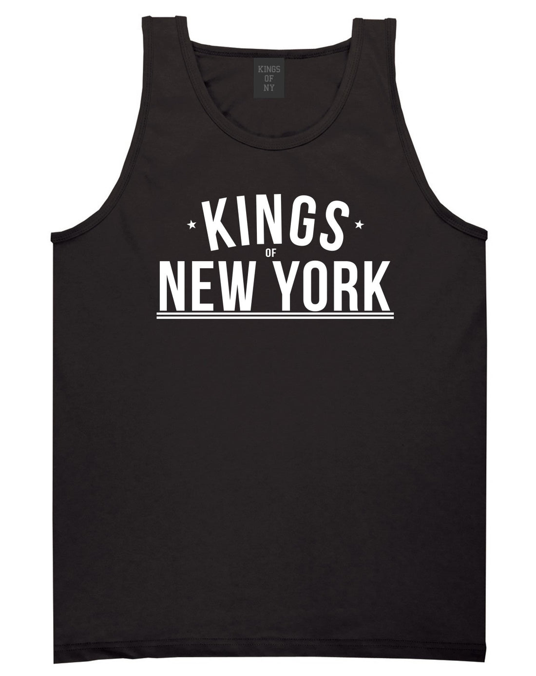 Kings Of NY Branded Logo New York Streetwear Tank Top in Black