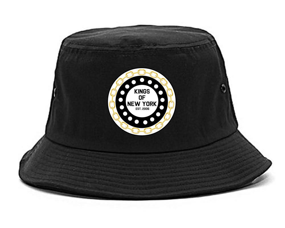 Kings Of NY Chain Logo Bucket Hat By Kings Of NY