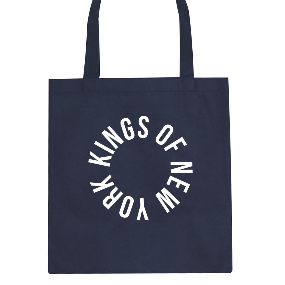 Kings Of New York Circle Emblem Logo Tote Bag by Kings Of NY
