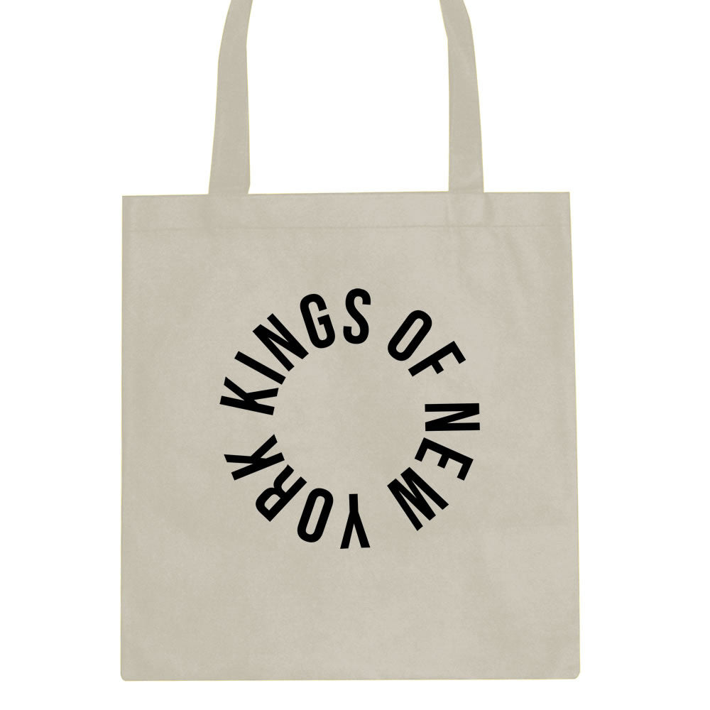 Kings Of New York Circle Emblem Logo Tote Bag by Kings Of NY