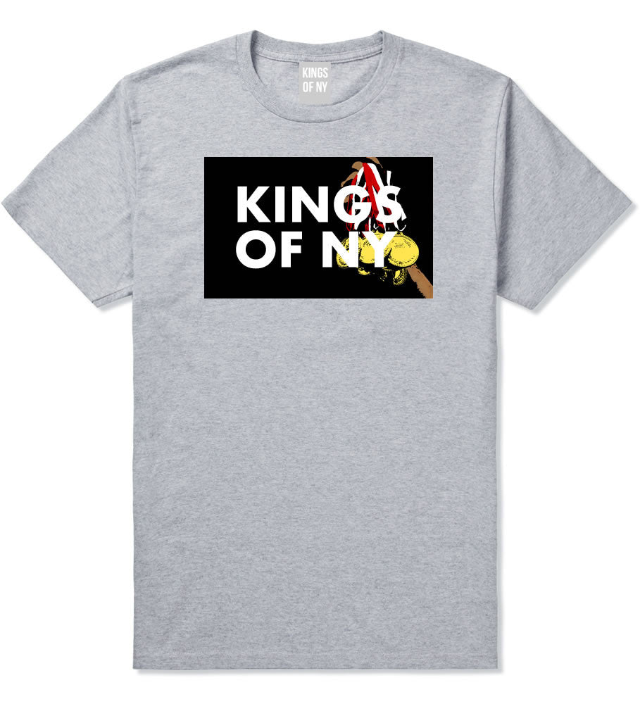 Kings Of NY Gold Medals T-Shirt in Grey