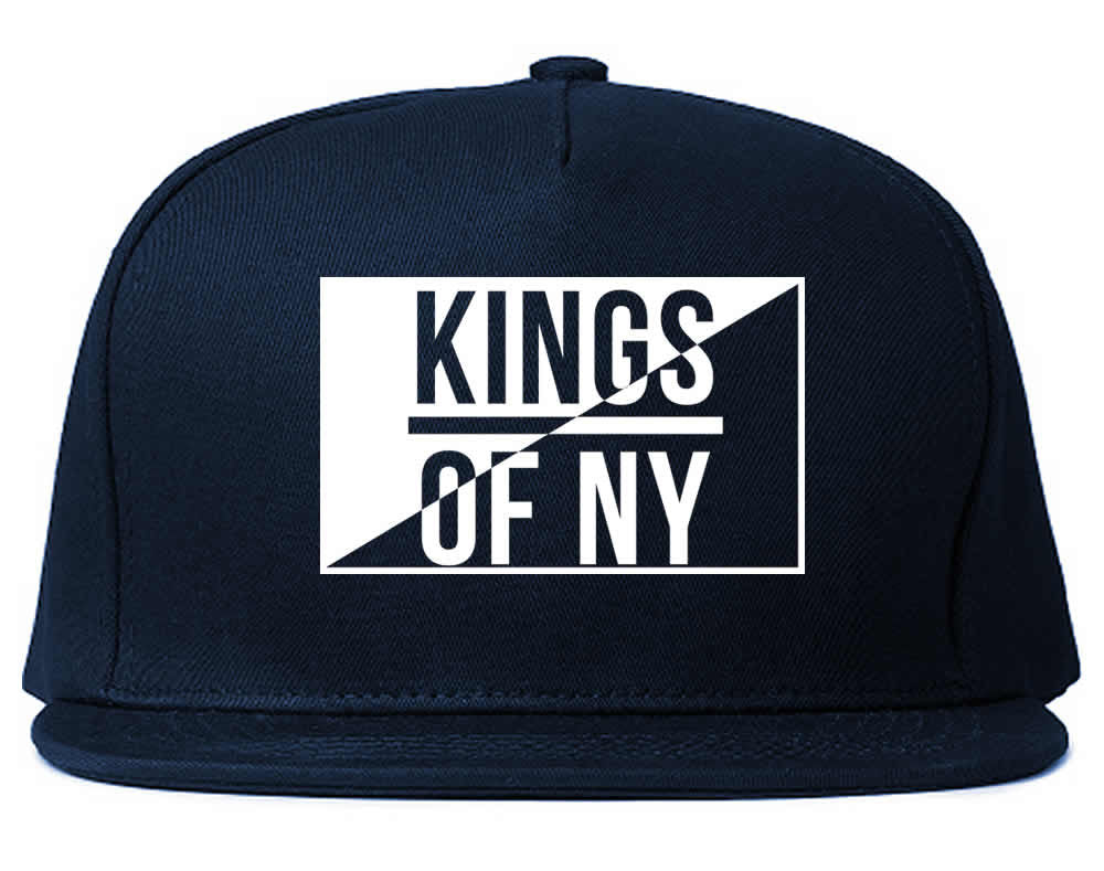 Kings Of NY Half Logo Snapback Hat by Kings Of NY
