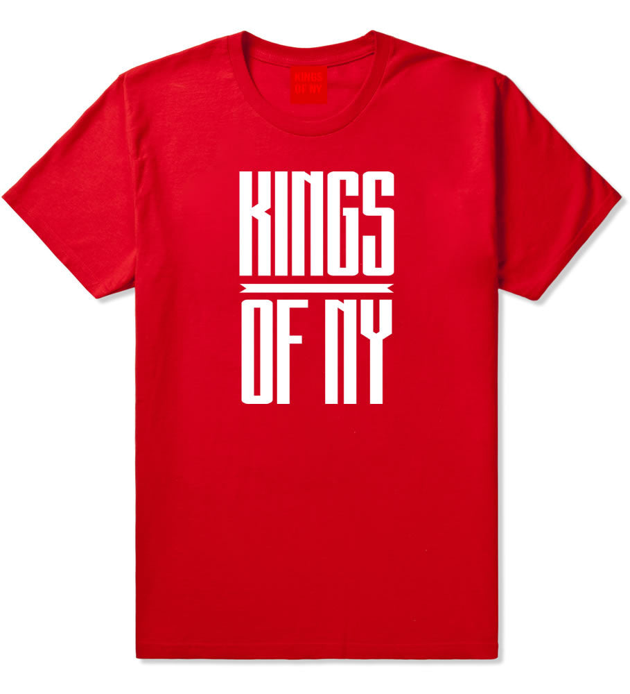 Kings Of NY Long Stretched T-Shirt in Red