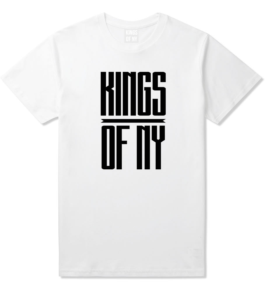 Kings Of NY Long Stretched T-Shirt in White