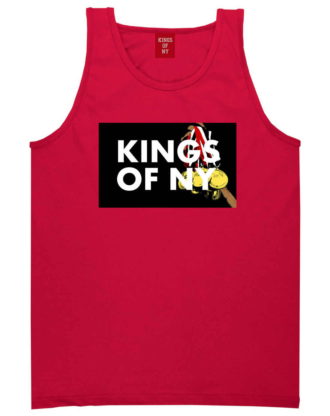 Kings Of NY Gold Medals Tank Top in Red