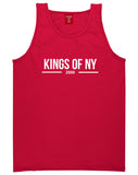 Kings Of NY 2006 Logo Lines Tank Top in Red By Kings Of NY