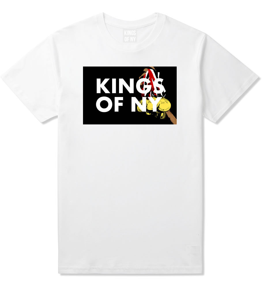 Kings Of NY Gold Medals T-Shirt in White