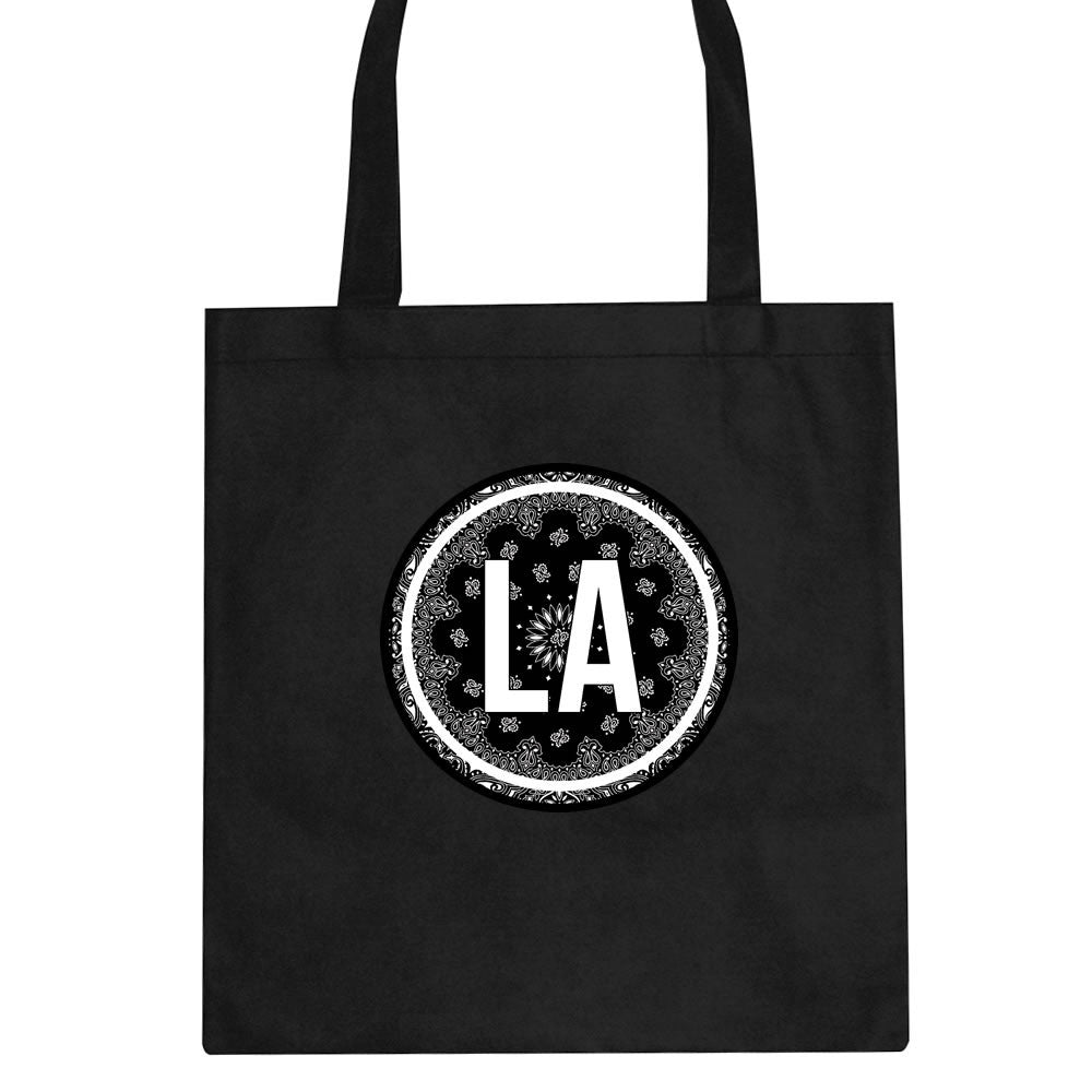 LA Bandana Print Los Angeles Tote Bag by Kings Of NY