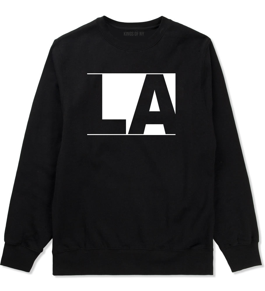 LA Block Los Angeles Cali Crewneck Sweatshirt in Black