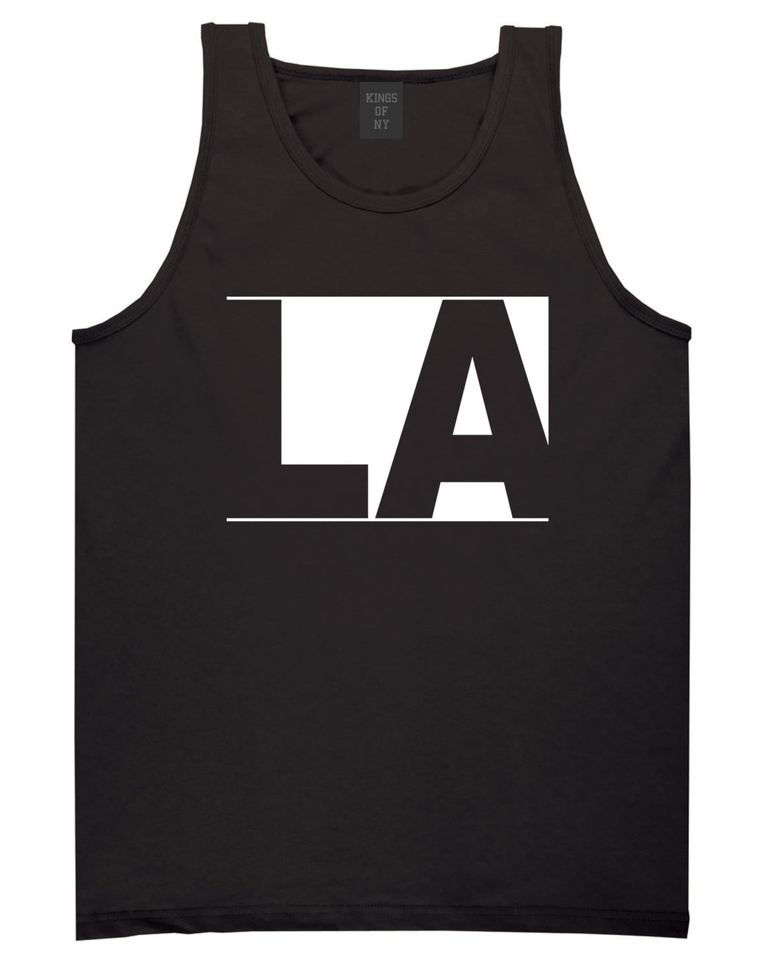 LA Block Los Angeles Cali Tank Top in Black