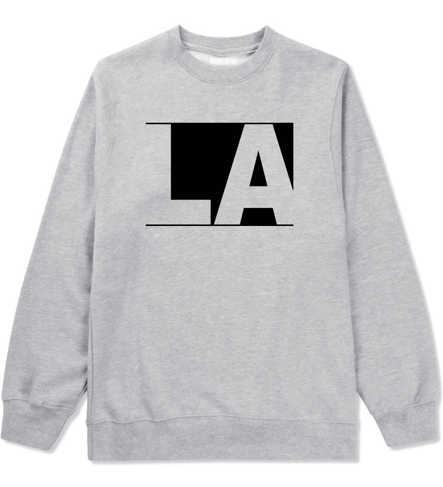 LA Block Los Angeles Cali Crewneck Sweatshirt in Grey