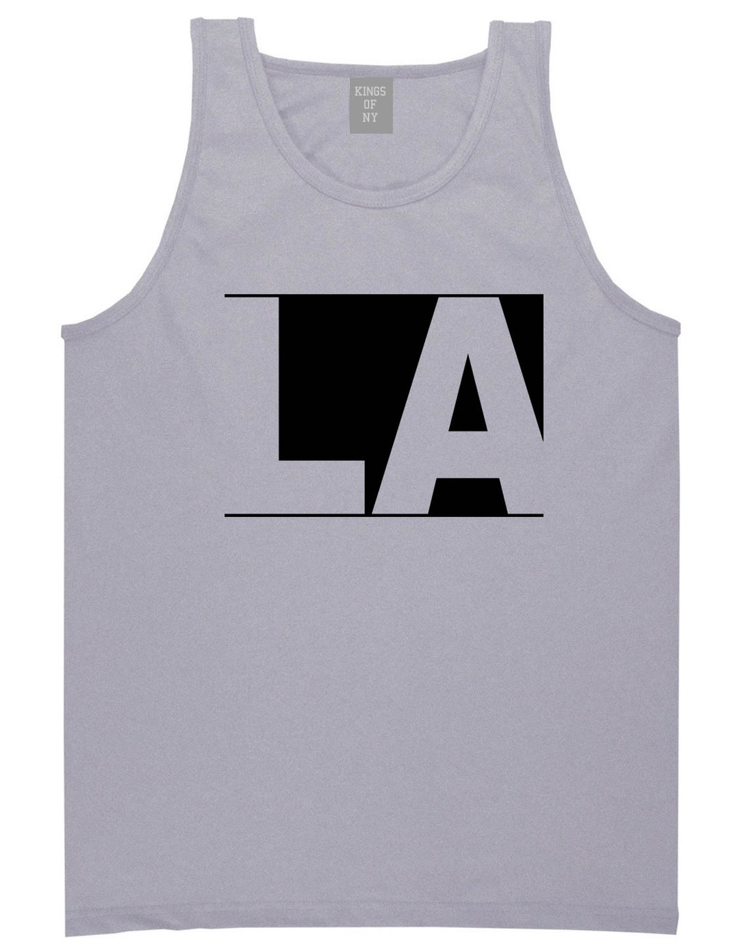 LA Block Los Angeles Cali Tank Top in Grey