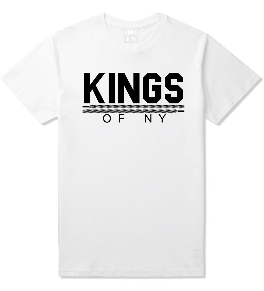 Kings Of NY Laces T-Shirt in White By Kings Of NY