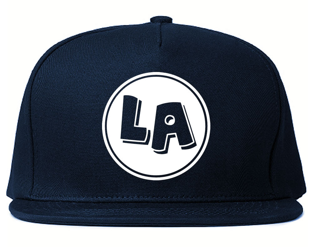 LA Circle Chest Los Angeles Snapback Hat By Kings Of NY