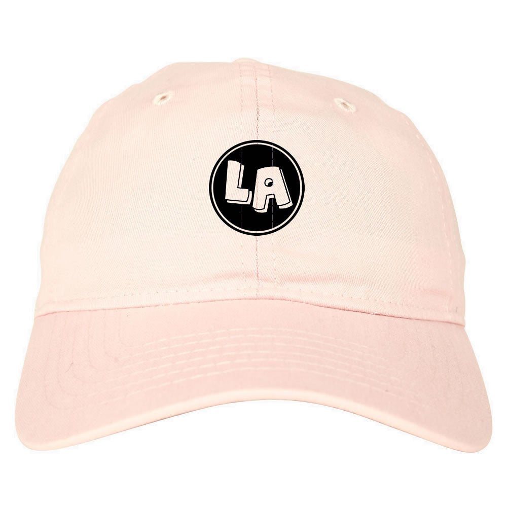 LA Circle Chest Los Angeles Dad Hat By Kings Of NY