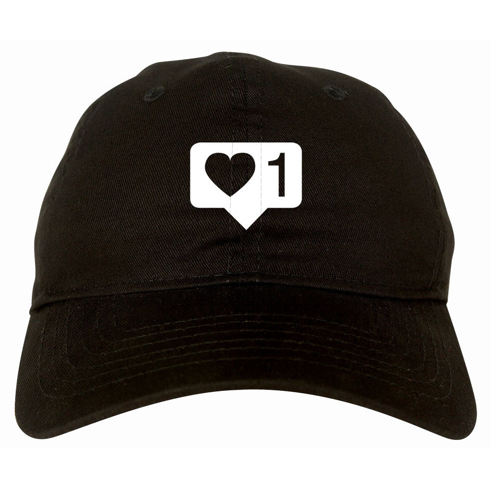 Insta Likes Heart 1 Dad Hat Cap