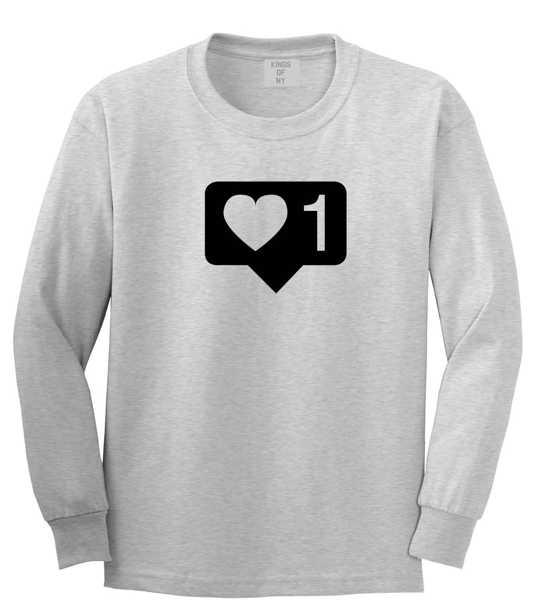 Insta Likes Heart 1 Long Sleeve T-Shirt