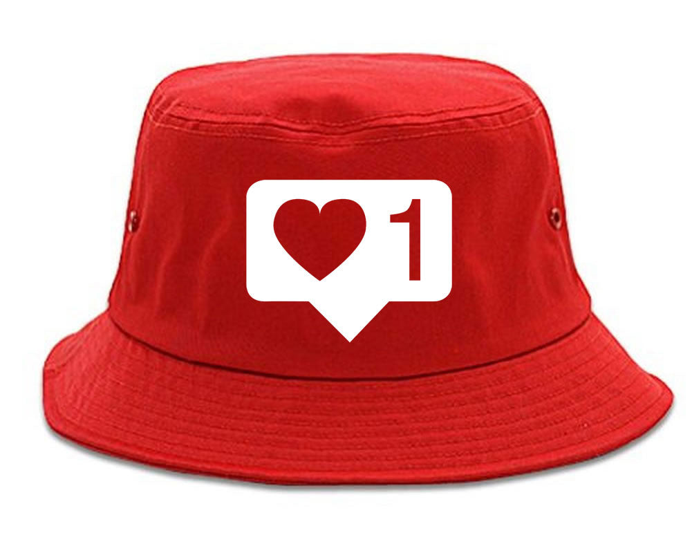 Insta Likes Heart 1 Bucket Hat Cap