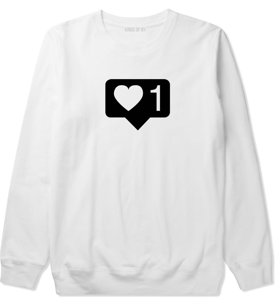 Insta Likes Heart 1 Crewneck Sweatshirt