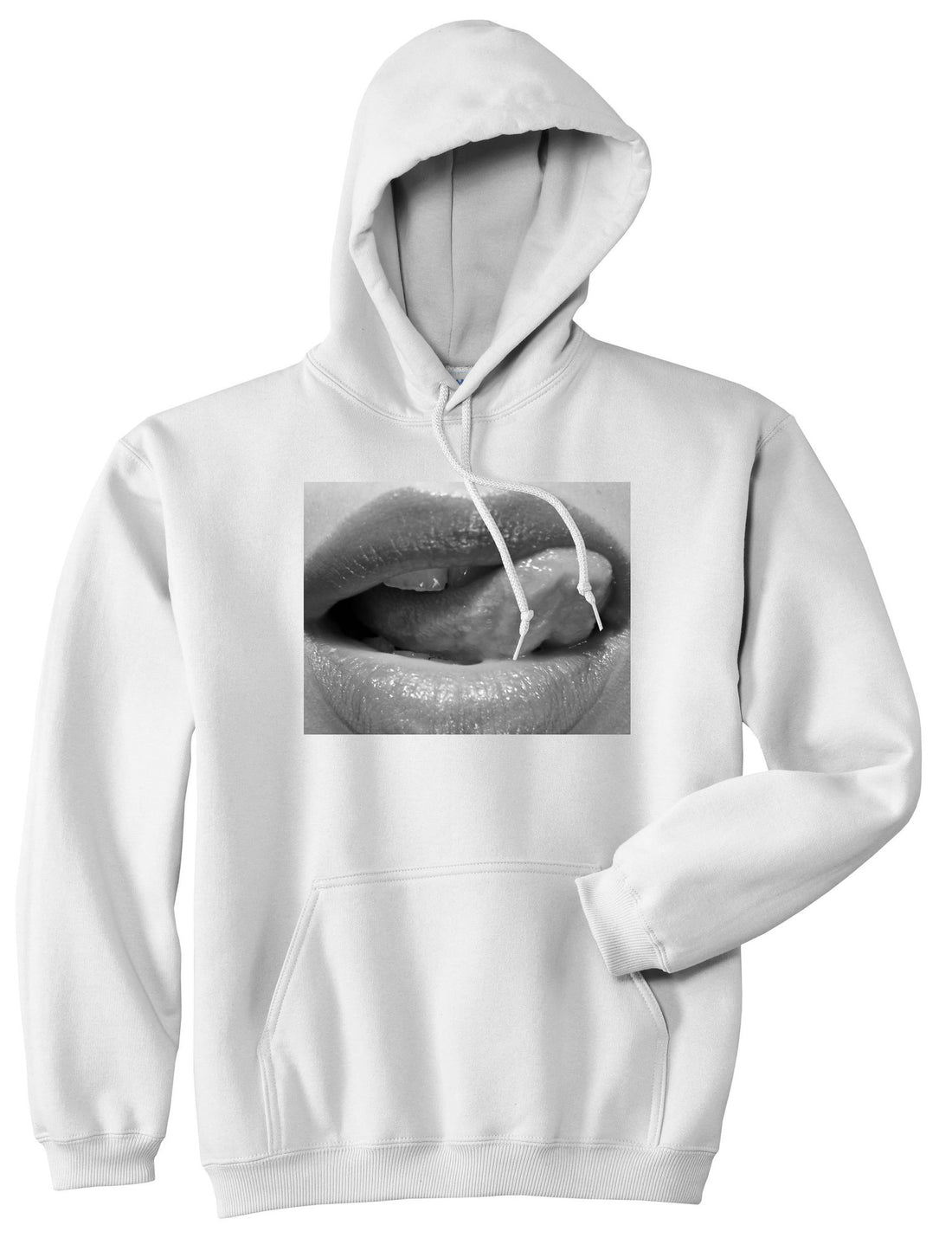 Togue Licking Lips Pullover Hoodie Hoody By Kings Of NY