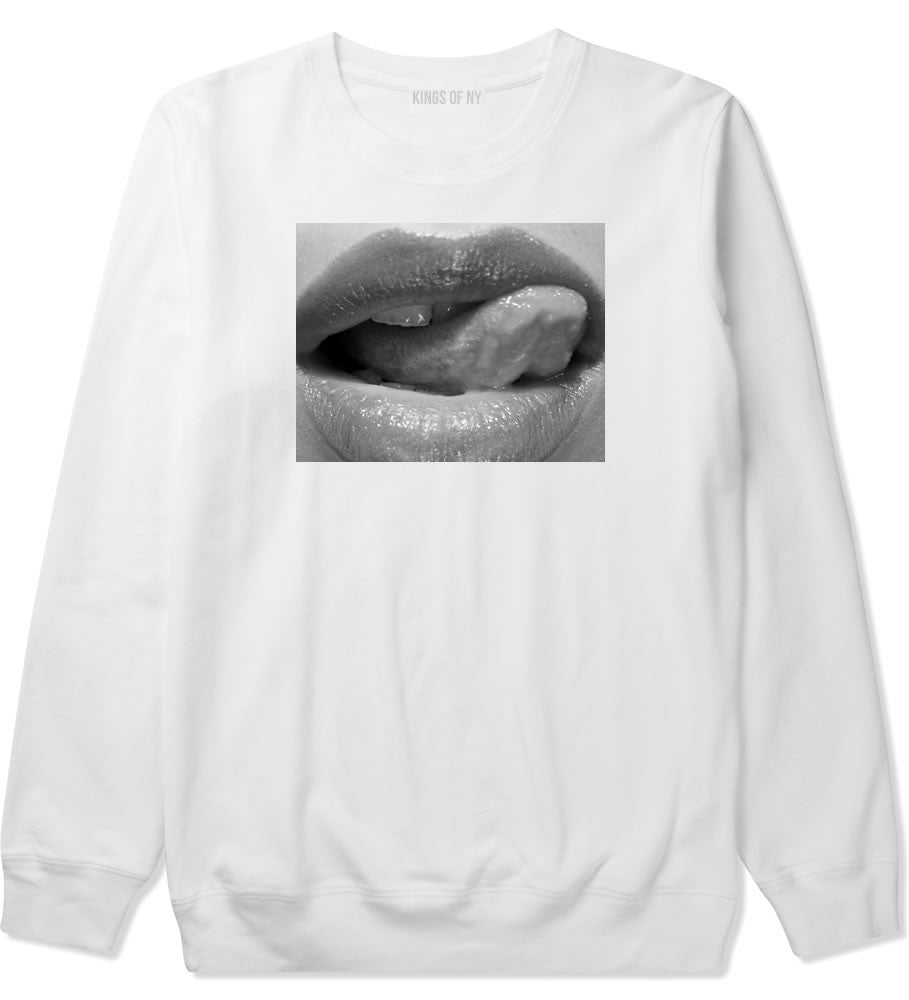 Togue Licking Lips Crewneck Sweatshirt By Kings Of NY