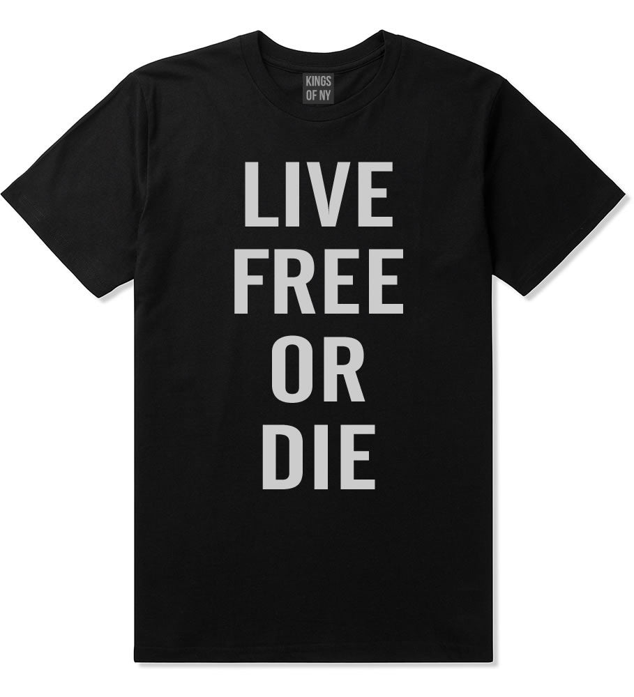 Live Free Or Die T-Shirt in Black By Kings Of NY