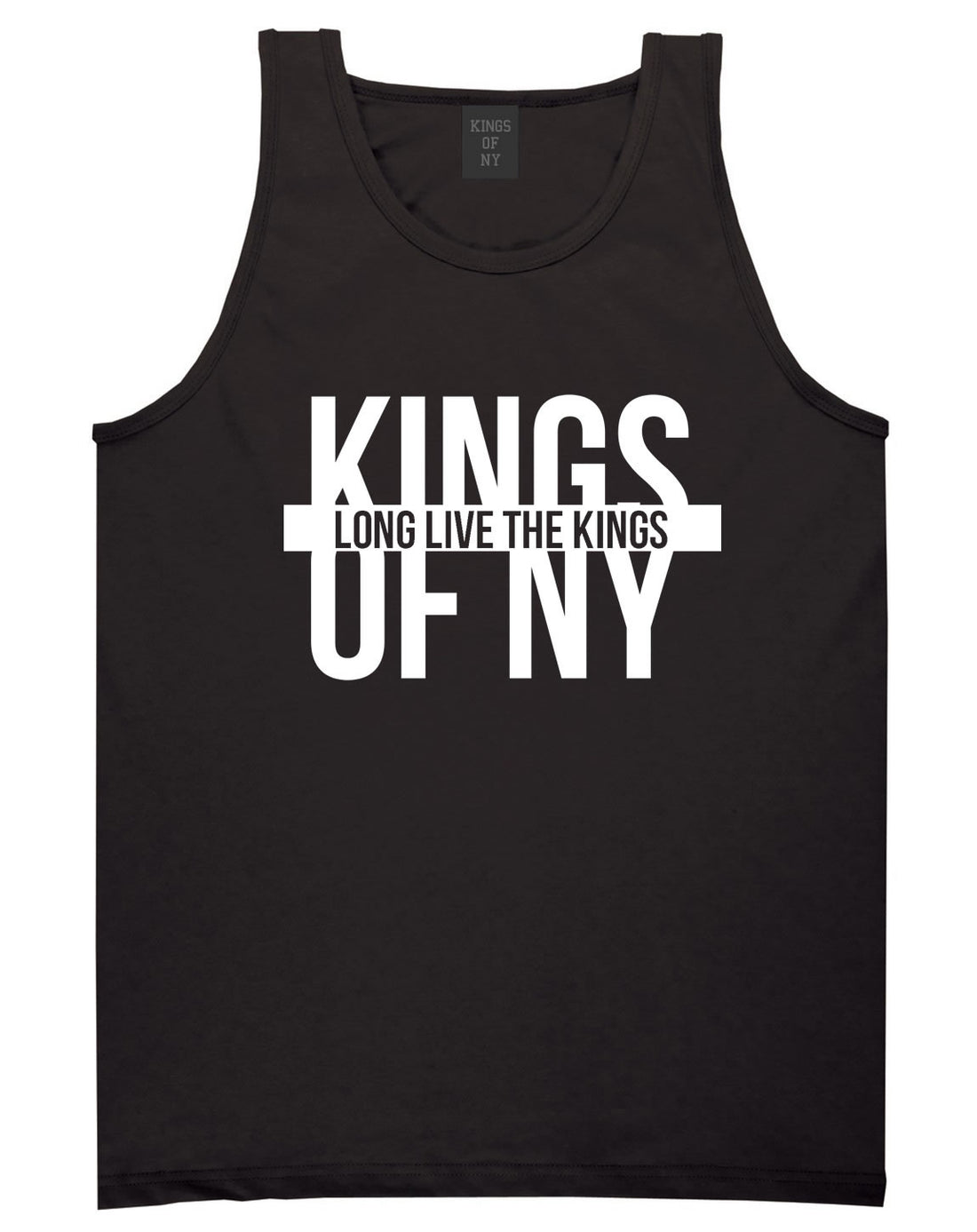 Long Live the Kings Tank Top in Black by Kings Of NY