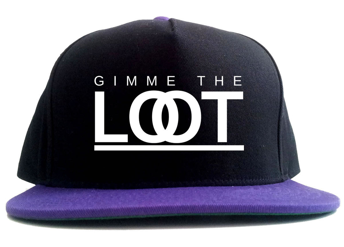 Gimme The Loot  2 Tone Snapback Hat By Kings Of NY