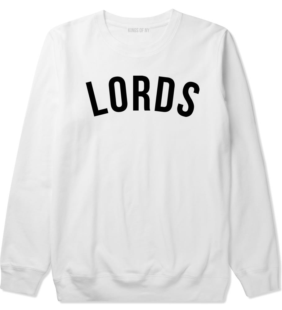 Kings Of NY Lords Crewneck Sweatshirt in White