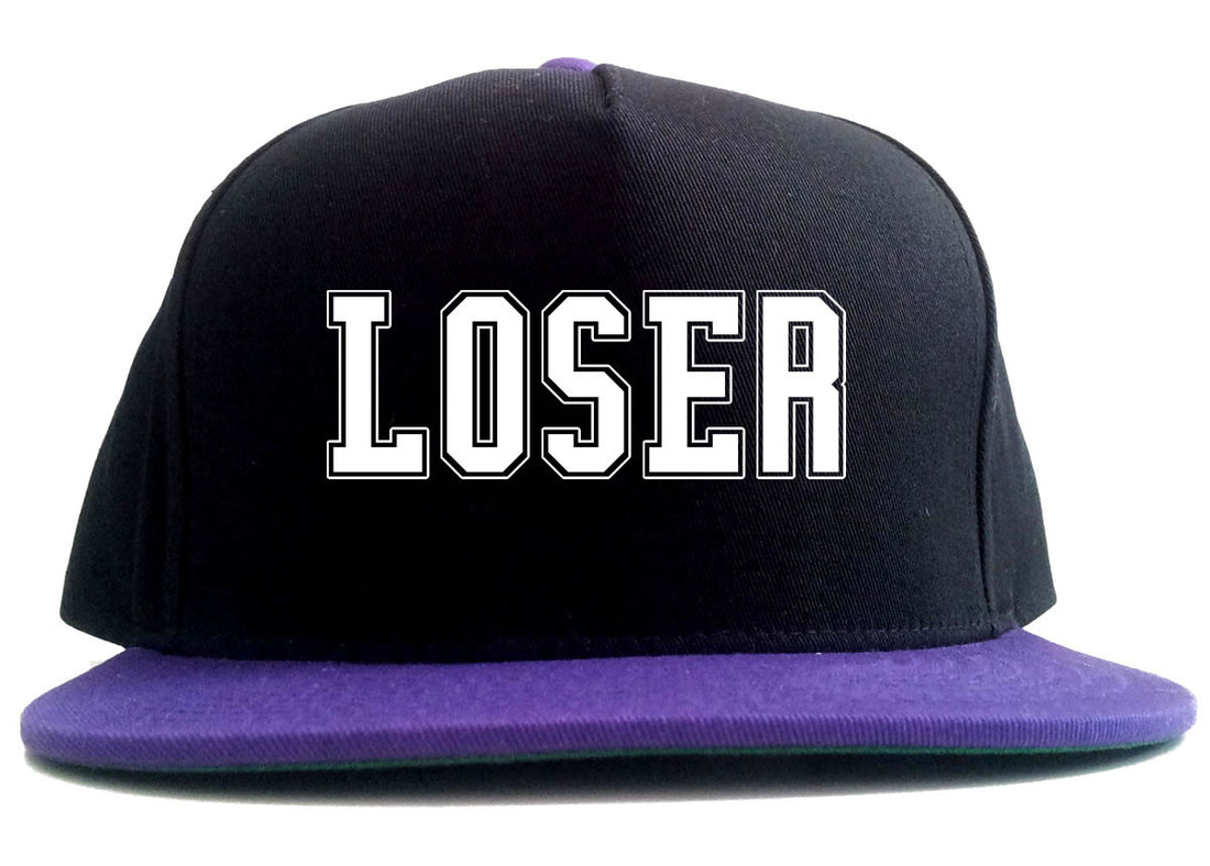 Loser College Style 2 Tone Snapback Hat By Kings Of NY