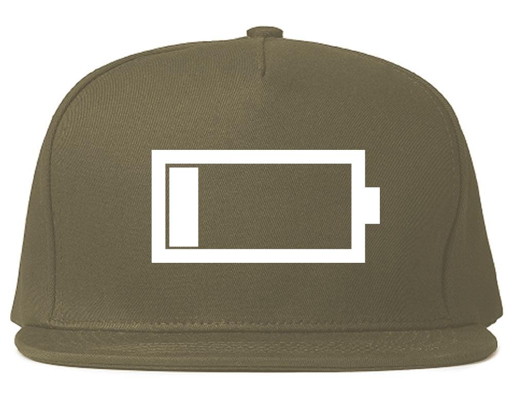 Low Battery Cell Phone Meme Emoji snapback Hat Cap