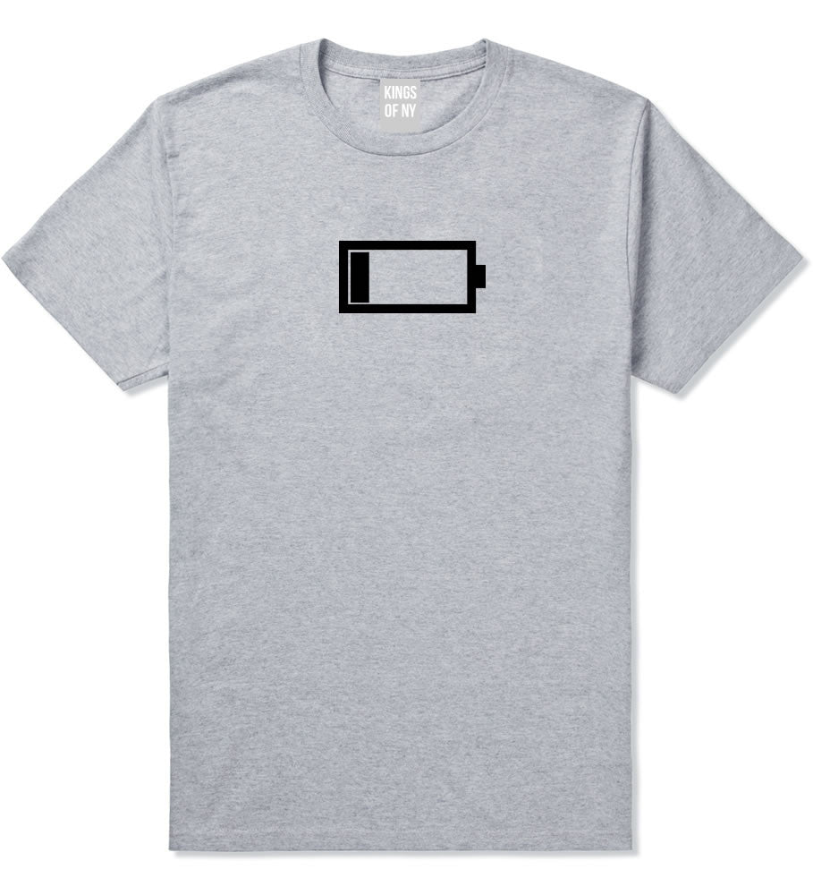 Low Battery Cell Phone Meme Emoji T-Shirt