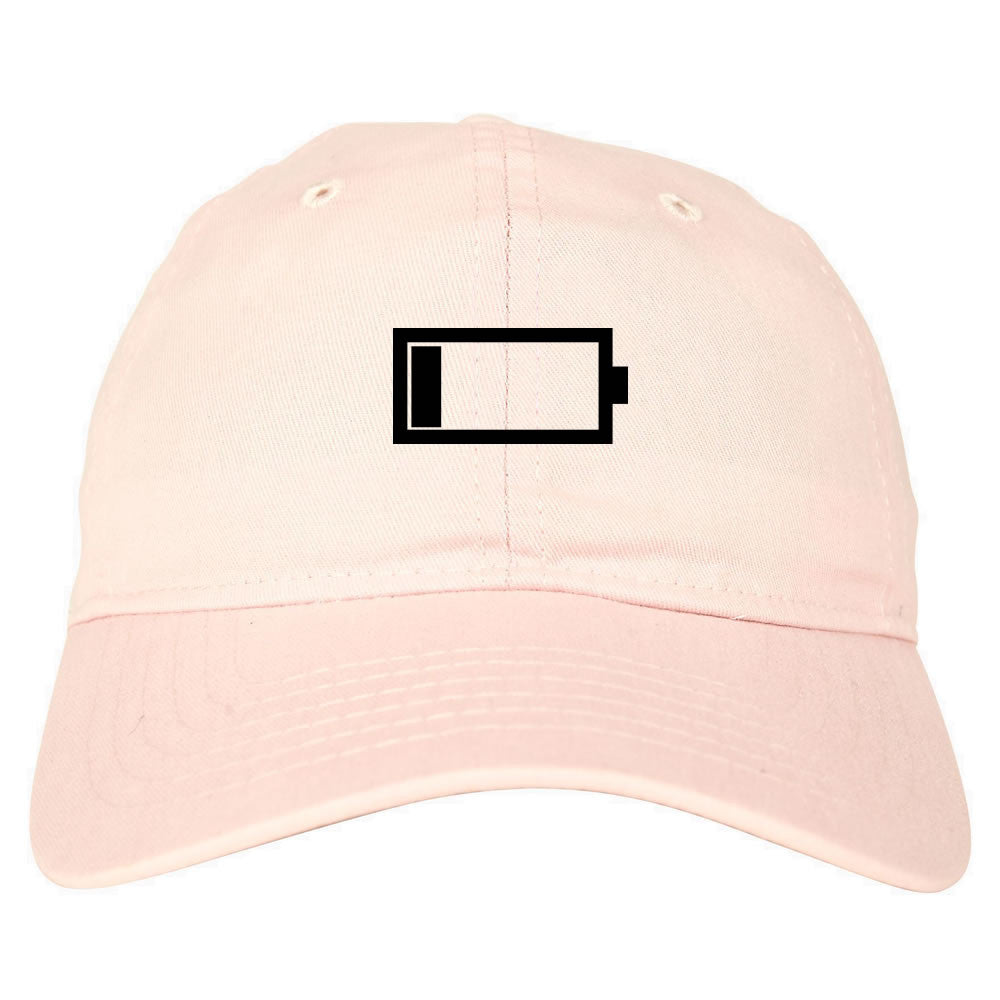 Low Battery Cell Phone Meme Emoji Dad Hat Cap