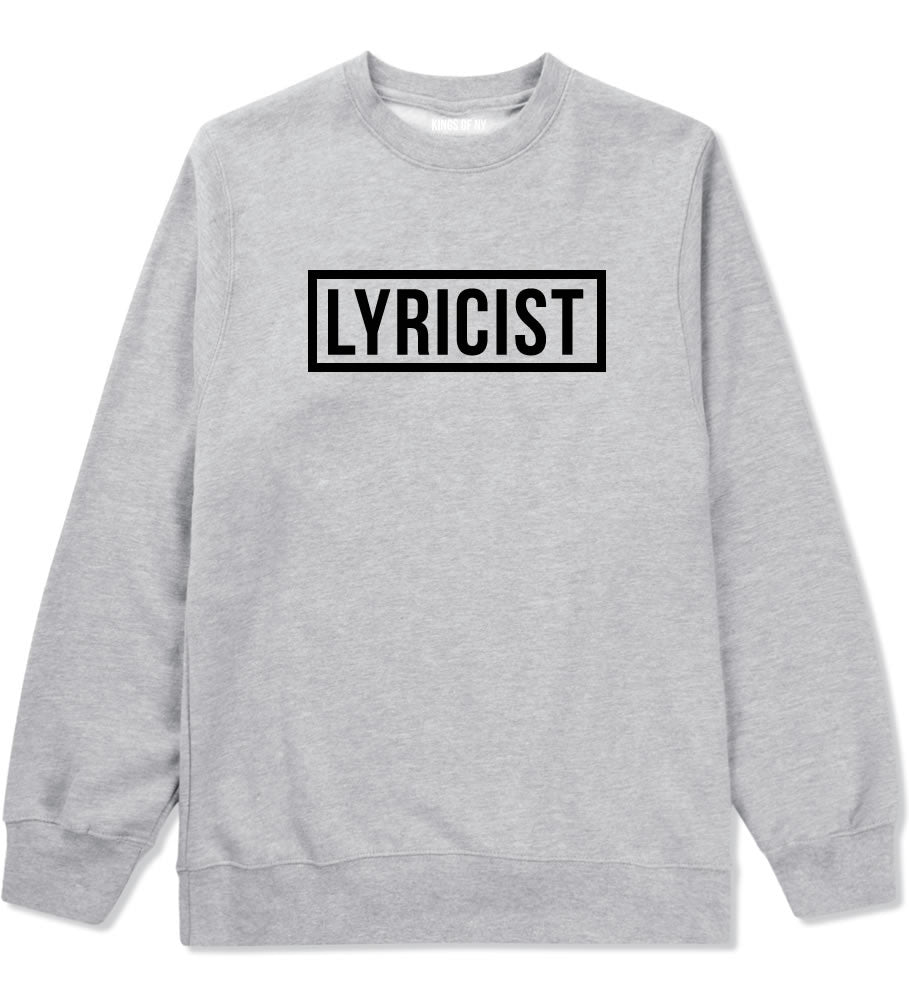 Lyricist Rapper Real Hiphop Crewneck Sweatshirt