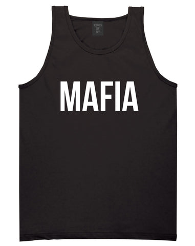 Mafia Junior Italian Mob  Tank Top in Black By Kings Of NY